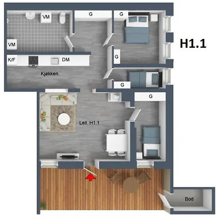 Apartmanhotel Haugetuft *